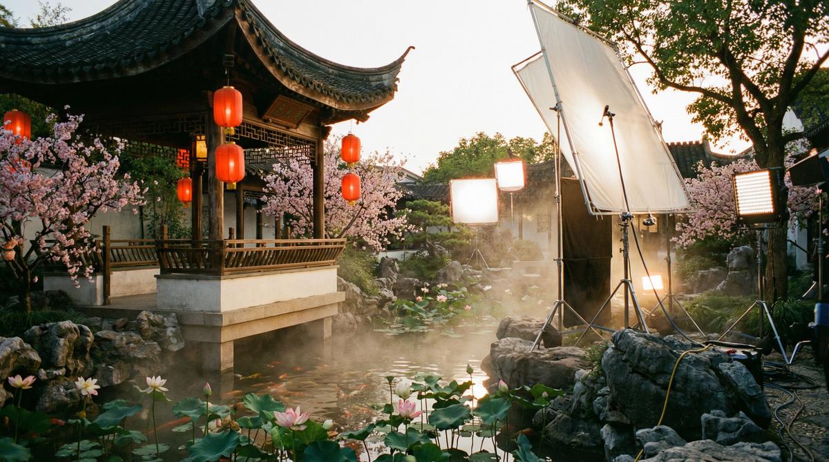 福利导航传媒精选古风园林传媒创作